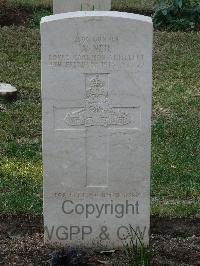 Salonika (Lembet Road) Military Cemetery - Neil, Albert